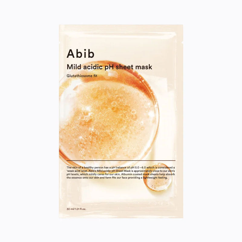 Mildly Acidic pH Sheet Mask - Kbeauty Dropzone