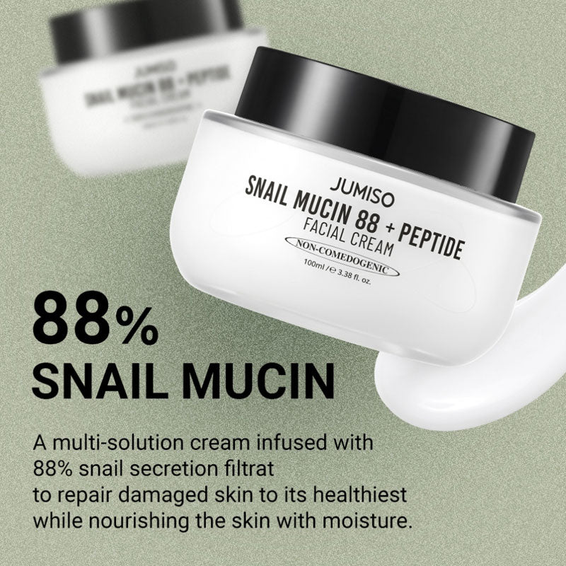 Snail Mucin 88 + Peptide Facial Cream - Kbeauty Dropzone