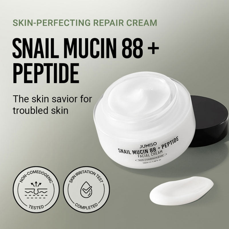 Snail Mucin 88 + Peptide Facial Cream - Kbeauty Dropzone