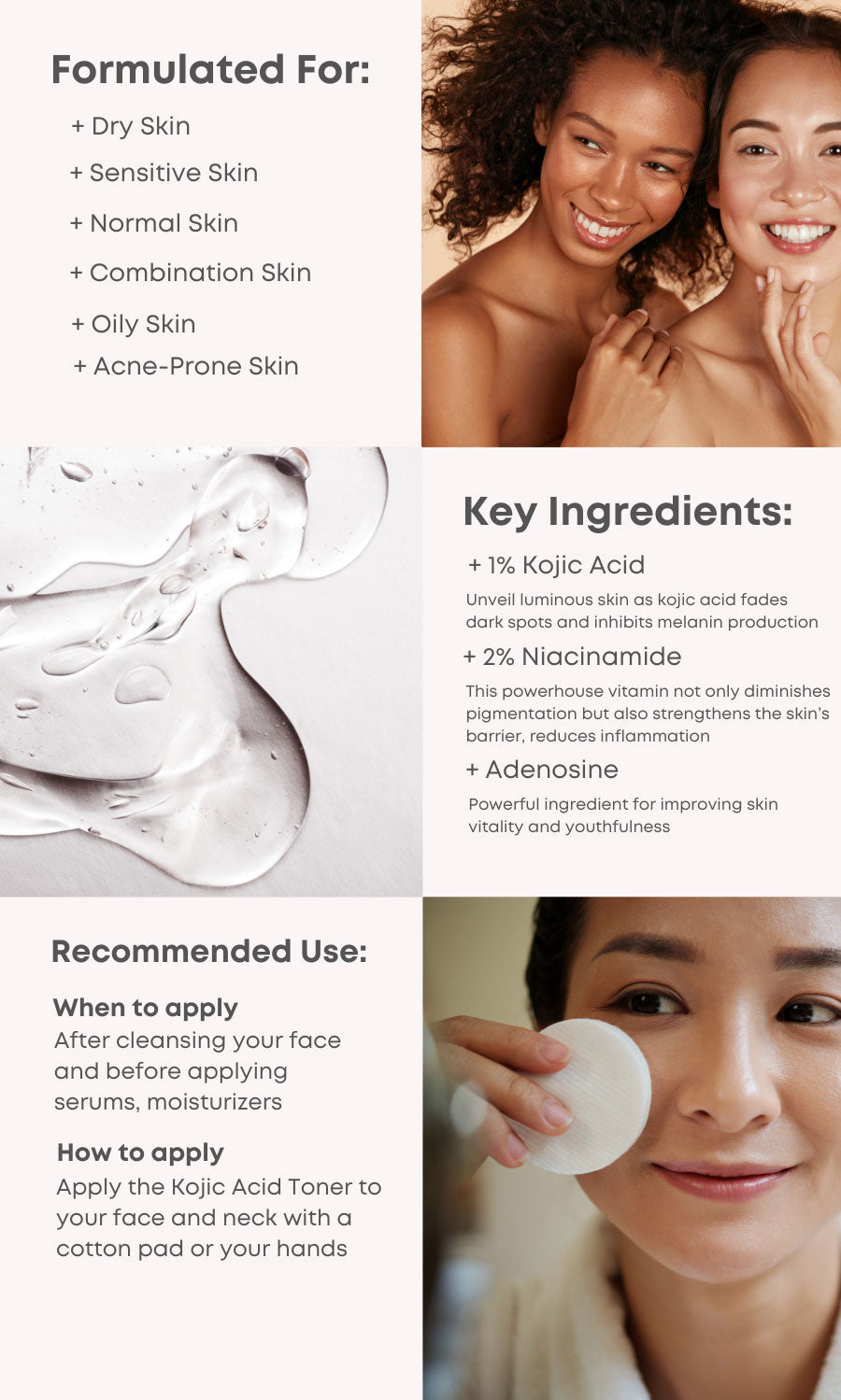 B-Boost 1% Kojic Acid Toner - Kbeauty Dropzone