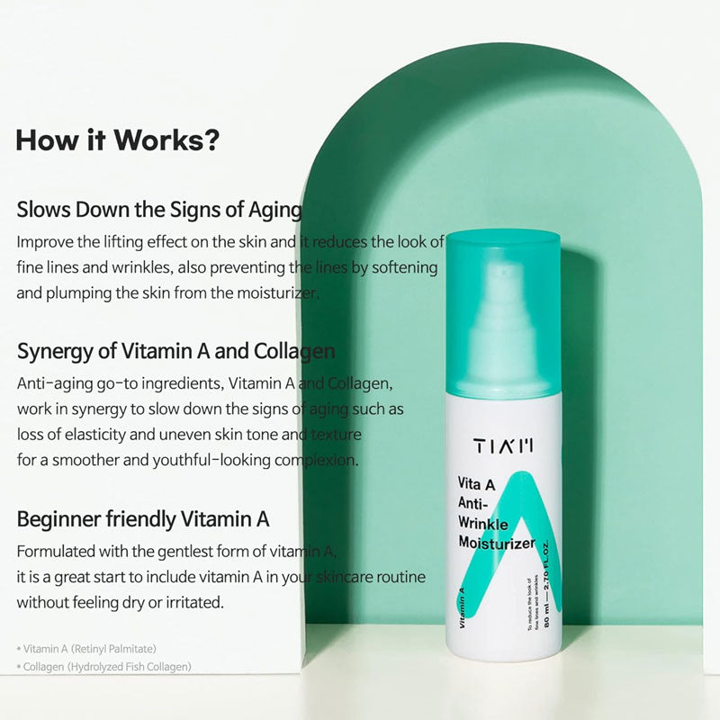 Vita A Anti-Wrinkle Moisturiser - Kbeauty Dropzone