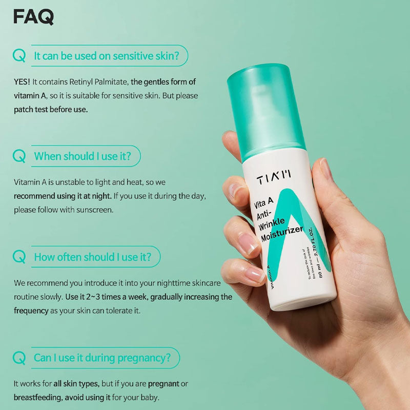 Vita A Anti-Wrinkle Moisturiser - Kbeauty Dropzone