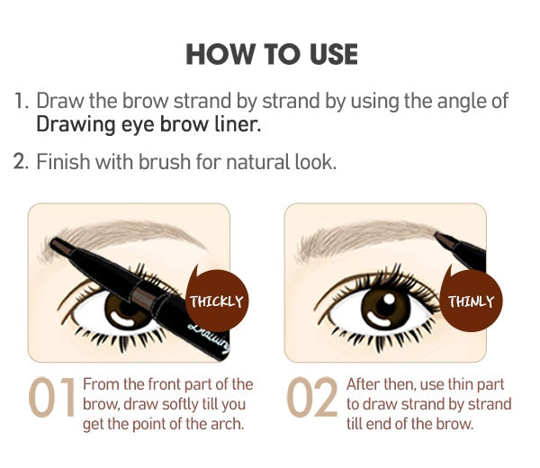 Drawing Eye Brow - Kbeauty Dropzone