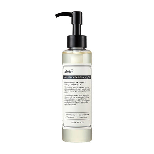 Gentle Black Fresh Cleansing Oil - Kbeauty Dropzone