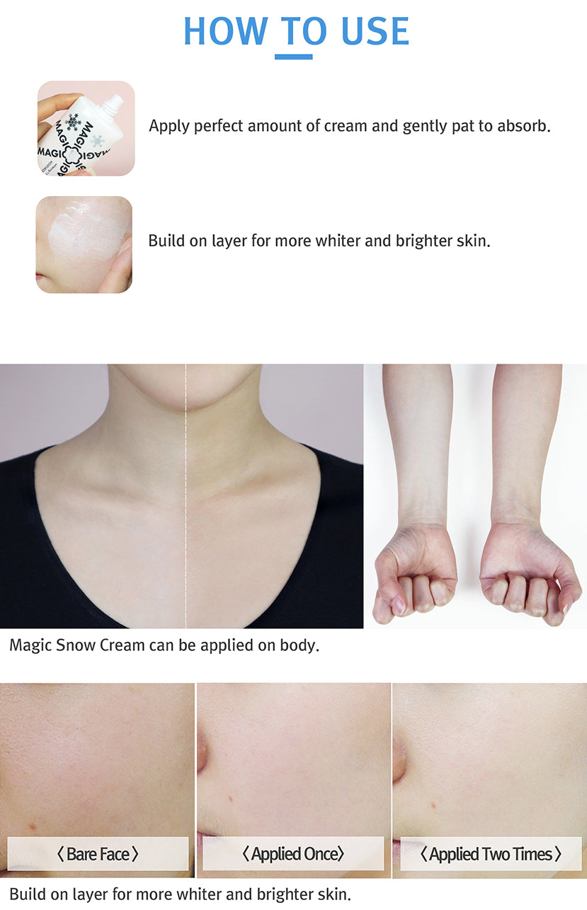 Magic Snow Cream - Kbeauty Dropzone