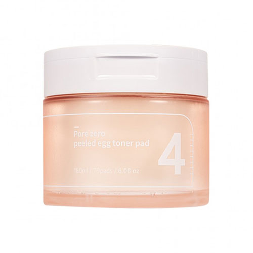 No.4 Pore Zero Peeled Egg Toner Pad - Kbeauty Dropzone