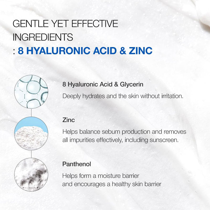 8 Hyaluronic Acid Hydrating Gentle Foaming Cleanser - Kbeauty Dropzone