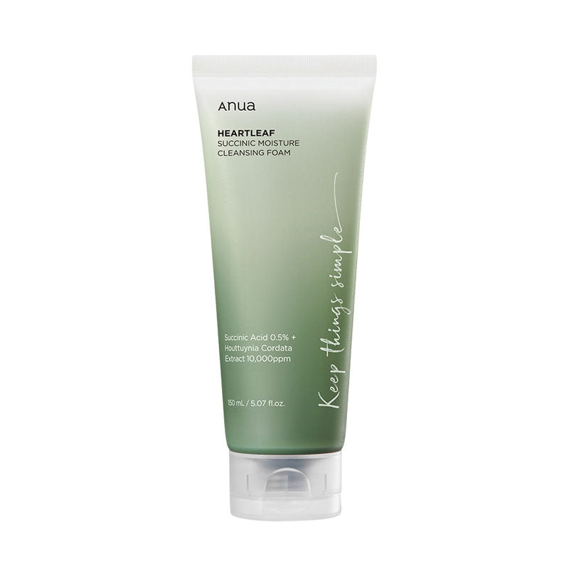 Heartleaf Succinic Moisture Cleansing Foam - Kbeauty Dropzone