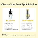 No.5 Glutathione TXA Advanced Dark Spot Ampoule Concentrate