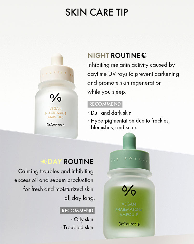 Vegan Niacin & Rice Ampoule - Kbeauty Dropzone