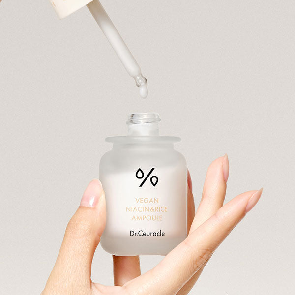 Vegan Niacin & Rice Ampoule - Kbeauty Dropzone