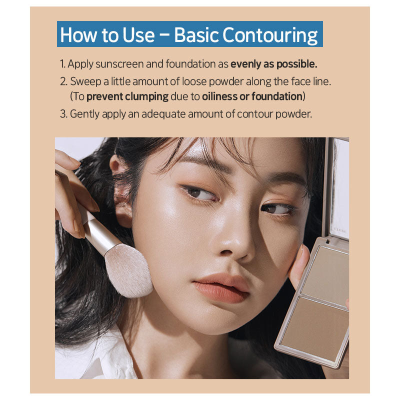 how to contour with powder
