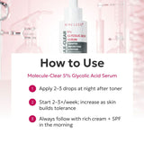 Molecule-Clear 5% Glycolic Acid Serum