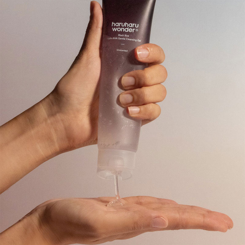 Black Rice Triple AHA Gentle Cleansing Gel - Kbeauty Dropzone