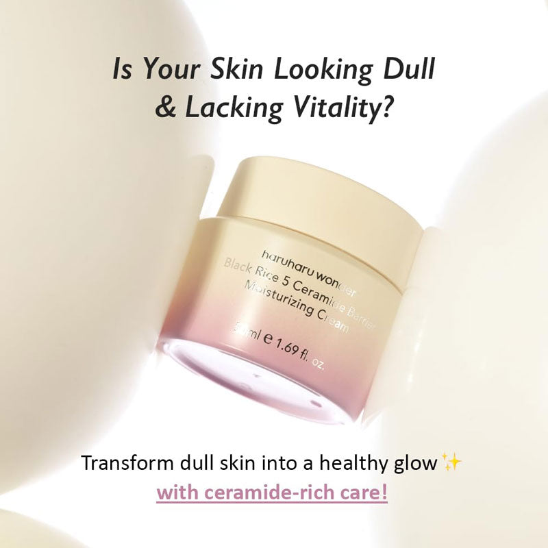 Black Rice 5 Ceramide Barrier Moisturizing Cream - Kbeauty Dropzone