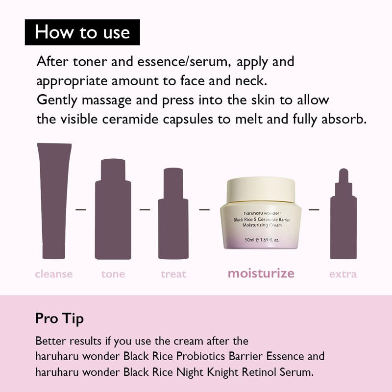 Black Rice 5 Ceramide Barrier Moisturizing Cream - Kbeauty Dropzone