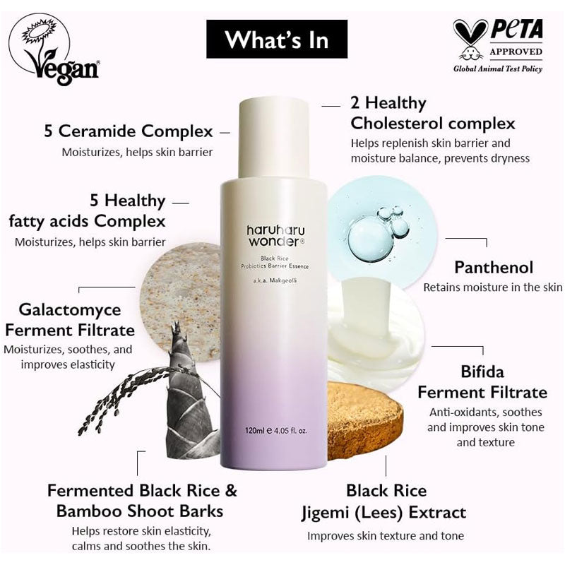 Black Rice Probiotics Barrier Essence - Kbeauty Dropzone