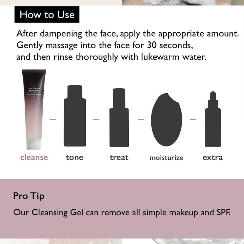 Black Rice Triple AHA Gentle Cleansing Gel - Kbeauty Dropzone