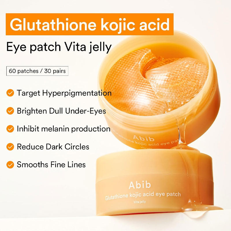 Abib Glutathione Kojic Acid Eye Patch Vita Jelly Abib Glutathione Kojic Acid Eye Patch Vita Jelly