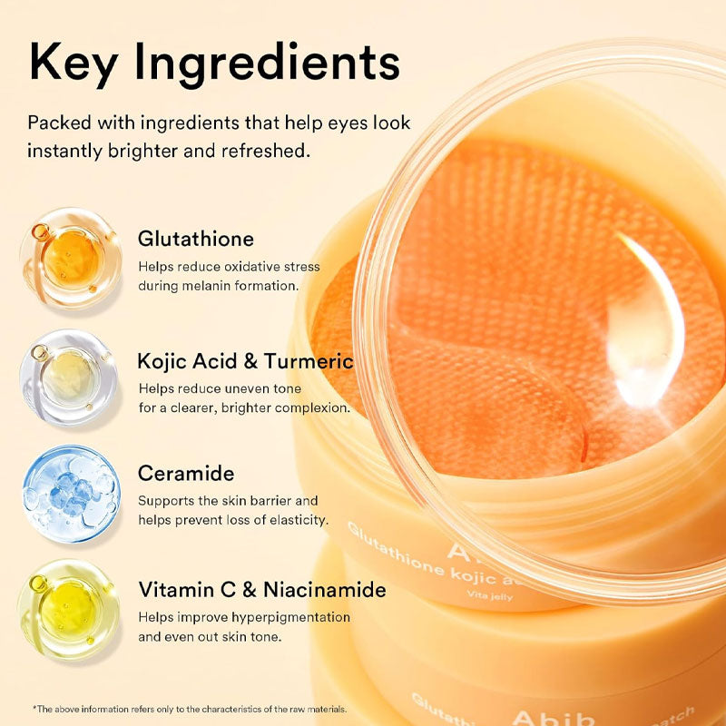 Abib Glutathione Kojic Acid Eye Patch Vita Jelly