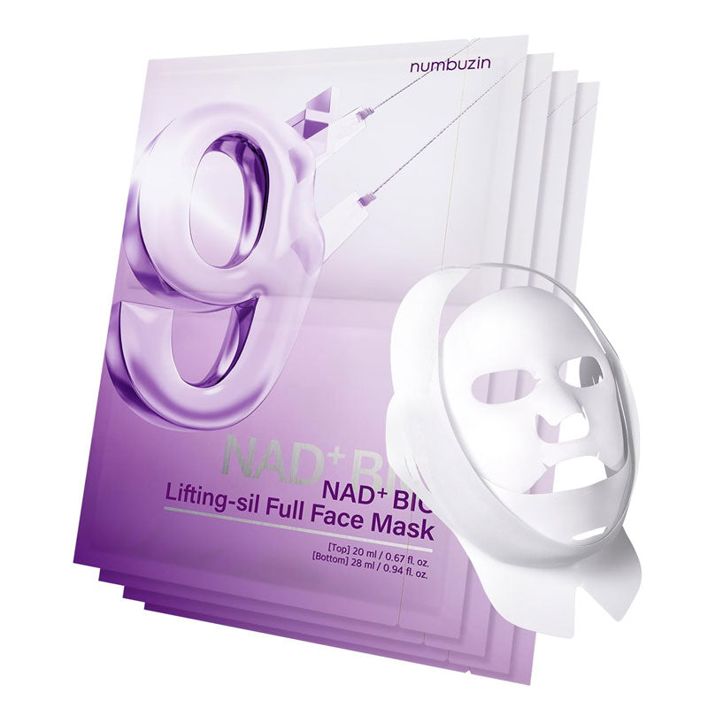 No.9 NAD+ Bio Lifting-sil Full Face Mask Set - Kbeauty Dropzone