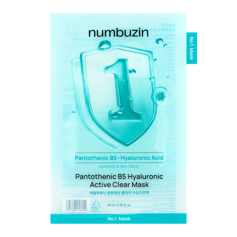 No.1 Pantothenic B5 Hyaluronic Active Clear Mask - Kbeauty Dropzone