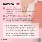 How to use Plum Peptide Booster 2000s: Apply at night after essence or serum, massage in, and follow with sunscreen during the day. Features Niacinamide and Micro Spicule Technology—tingling sensation may occur.