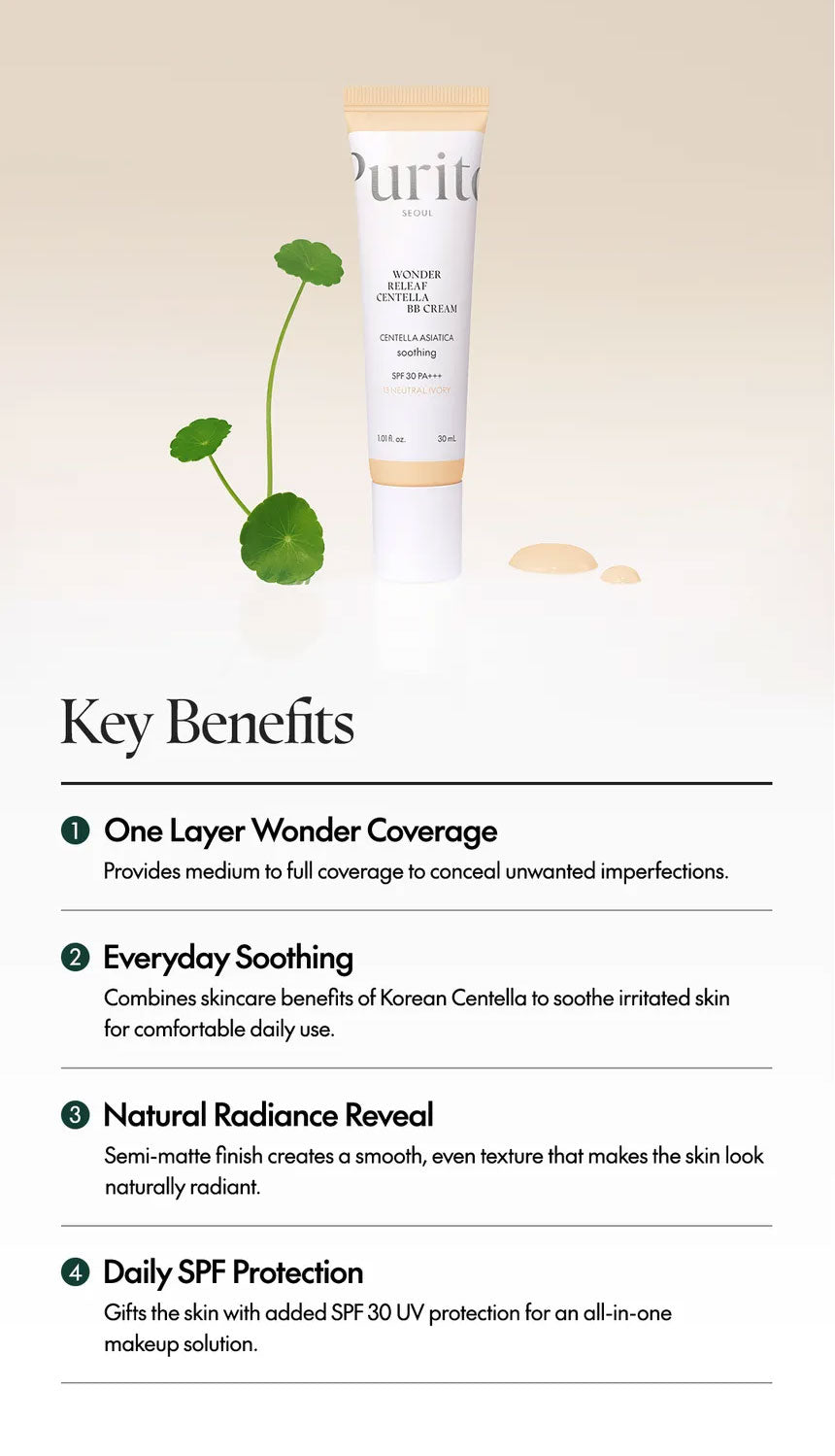 Wonder Releaf Centella BB Cream - Kbeauty Dropzone