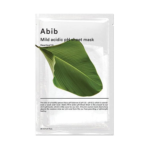 Mildly Acidic pH Sheet Mask
