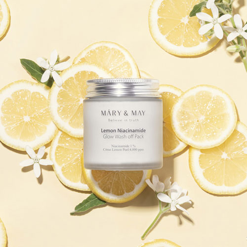 Lemon Niacinamide Glow Wash Off Pack - Kbeauty Dropzone