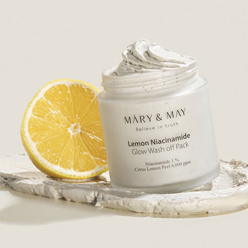 Lemon Niacinamide Glow Wash Off Pack - Kbeauty Dropzone