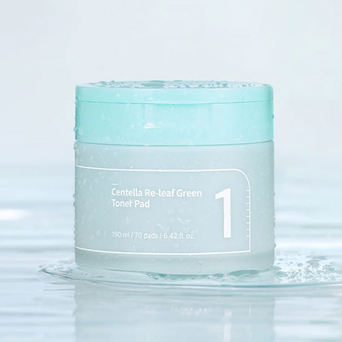 No.1 Centella Re-leaf Green Toner Pad - Kbeauty Dropzone